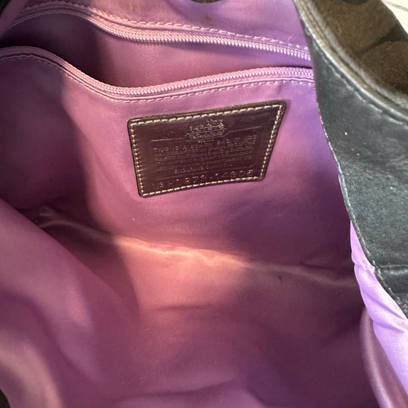Coach Black Monogram Purse - Picture 6 of 10